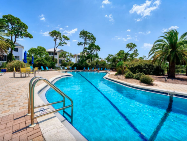 Elegant Beachfront Escape with Private Pool & Gulf Views in St. George Island Hot Tub Beach